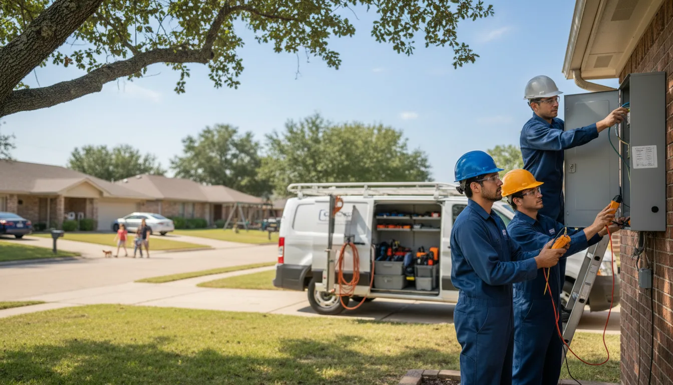 Certified electrician providing emergency electrical services in Chapman Ranch, TX